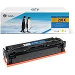 G&G compatible toner with HP CF402X, HP 201X, yellow, 2300p - (NT-PH201XY)