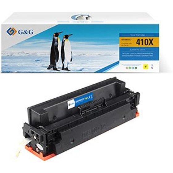 G&G compatible toner with HP CF412X, HP 410X, yellow, 5000p, high capacity - (NT-PH412XY)