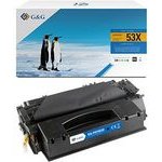 G&G compatible toner with HP Q7553X, HP 53X, black, 7000p - (NT-PH7553X)