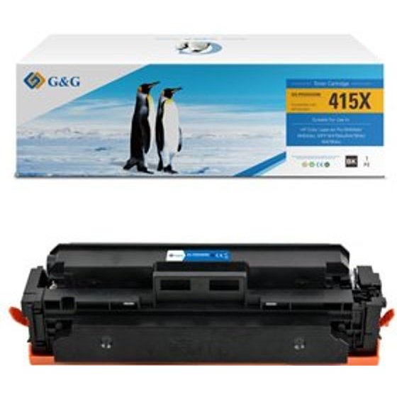 G&G compatible toner with HP W2030X, HP 415X, black, 7500p, high capacity - (NT-PH2030XBK)