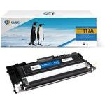 G&G compatible toner with HP W2070A, HP 117A, black, 1000p - (NT-PH2070BK)