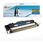 G&G compatible toner with HP W2072A, HP 117A, yellow, 700p - (NT-PH2072Y)