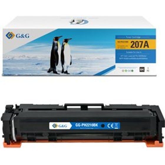 G&G compatible toner with HP W2210A, HP 207A, black, 1350p - (NT-PH2210BK)