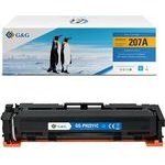 G&G compatible toner with HP W2211A, HP 207A, cyan, 1250p - (NT-PH2211C)