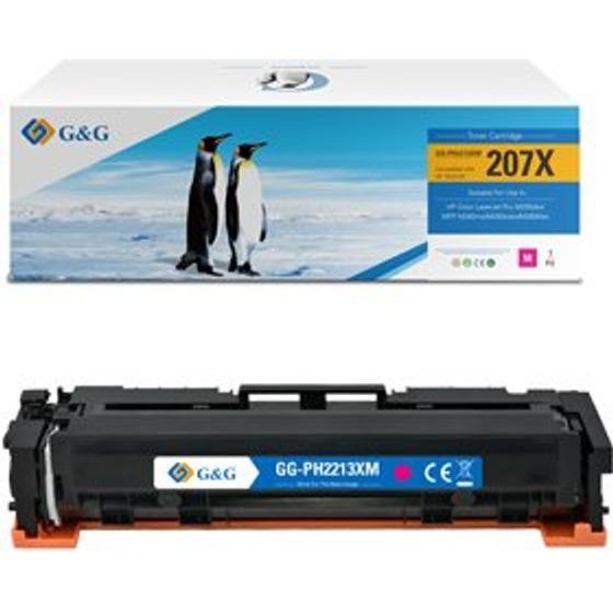G&G compatible toner with HP W2213X, HP 207X, magenta, 2450p - (NT-PH2213XM)