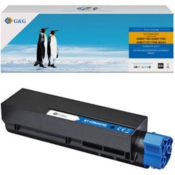 G&G compatible toner with OKI 45807106, black, 7000p - (NT-FOB432XC)