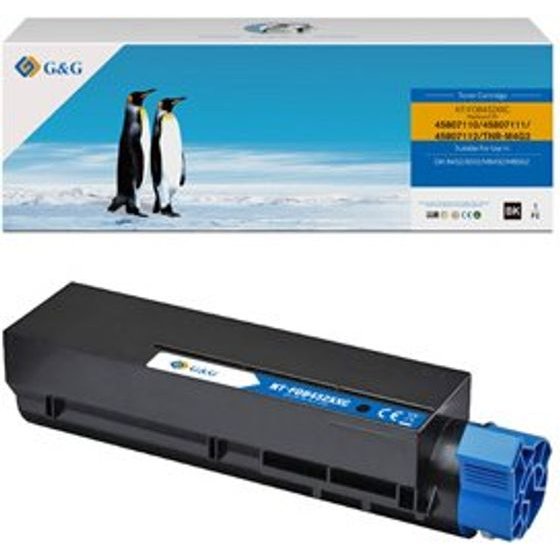 G&G compatible toner with OKI 45807111, black, 12000p - (NT-FOB432XXC)