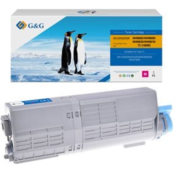 G&G compatible toner with OKI 46490606, magenta, 6000p - (NT-COC532XXM)