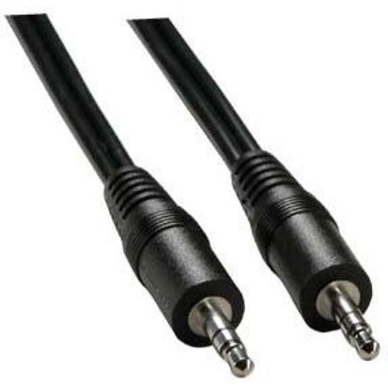 Logo Audio cable Jack (3.5mm) M - Jack (3.5mm) M, 1.5m, black, blister pack, EOL - (29250)