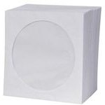 Logo Box for 1 pcs CD, paper, white, with window, , 100-pack - (21991)