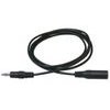 Logo Extension audio cable Jack (3.5mm) M - Jack (3.5mm) F, 3m, black, - (14833)