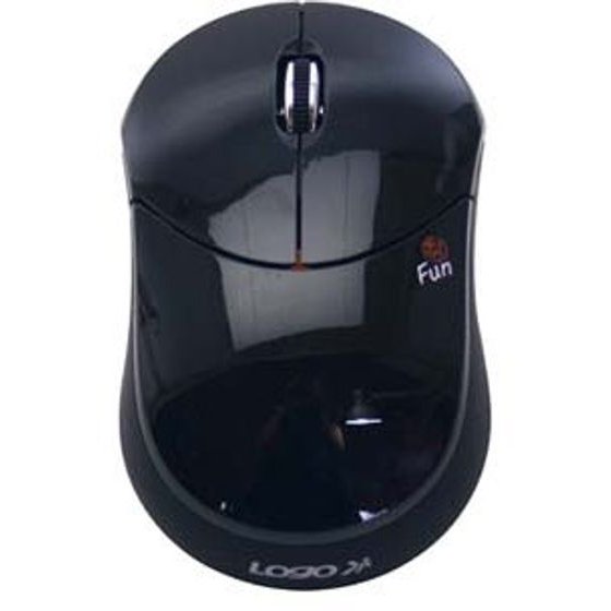Logo Fun Mouse wireless, black, 1000DPI - (MMLLW44UMB00)