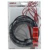Logo Network LAN cable UTP crossover patchcord, Cat.5e, RJ45 M - RJ45 M, 10 m, unshielded, cross, grey, for connection of 2 computers, - (24131)