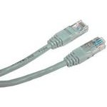 Logo Network LAN cable UTP crossover patchcord, Cat.5e, RJ45 M - RJ45 M, 15 m, unshielded, cross, grey, for connection of 2 computers, - (24133)