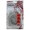 Logo Network LAN cable UTP patchcord, Cat.5e, RJ45 M - RJ45 M, 5 m, unshielded, grey, blister pack - (16823)