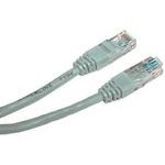 Logo Network LAN cable UTP patchcord, Cat.5e, RJ45 M - RJ45 M, 7 m, unshielded, grey, - (3814)
