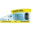 Logo Power cable 230V extension, C13 - C14, 2m, VDE approved, black, - (65924)