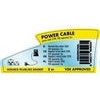Logo Power cable 230V feed, CEE7 (plug) - C13, 2m, VDE approved, black, - (65923)