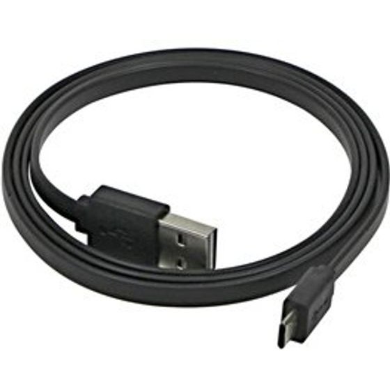 Logo USB cable (2.0), USB A M reversible - microUSB M reversible, 1m, reversible, black, blister pack, EOL - (KURSXJS10BQL)