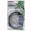 Logo USB cable (2.0), USB A male - 14-pin M, 1.8m, black, blister pack, FUJI, EOL - (31177)