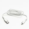 Logo USB cable (2.0), USB A male - Apple Lightning M, 1m, MFi certification, 5V / 2.4A, white, box, nylon braided, aluminium conne - (KUATCML10TBL)
