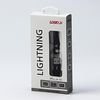 Logo USB cable (2.0), USB A male - Apple Lightning M, 2m, MFi certification, 5V / 2.4A, black, box, nylon braided, aluminium conne - (KUATCML20BBL)