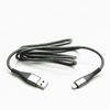 Logo USB cable (2.0), USB A male - Apple Lightning M, 2m, MFi certification, 5V / 2.4A, silver, box, nylon braided, aluminium conn - (KUATCML20ABL)