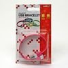 Logo USB cable (2.0), USB A male - microUSB M, 0.25m, pink, blister pack, bracelet, EOL - (KUAMXJS03UQL)