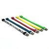 Logo USB cable (2.0), USB A male - microUSB M, 0.25m, yellow, blister pack, bracelet, EOL - (KUAMXJS03YQL)