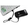Logo USB cable (2.0), USB A male - microUSB M, 0.3m, black, camera/MP3 player strap, EOL - (33628)