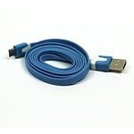 Logo USB cable (2.0), USB A male - microUSB M, 1m, slim, blue, blister pack, EOL - (KUAKXJS10CQL)