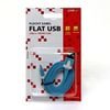 Logo USB cable (2.0), USB A male - microUSB M, 1m, slim, blue, blister pack, EOL - (KUAKXJS10CQL)