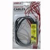 Logo USB cable (2.0), USB A male - miniUSB M, 1.8m, black, blister pack, EOL - (17065)