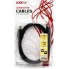 Logo USB cable (2.0), USB A male - USB B male, 1.8m, blister pack - (17057)