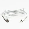 Logo USB cable (2.0), USB A male - USB C M, 2m, 480 Mb/s, 5V/3A, white, box, nylon braided, aluminium connector cover, EOL - (KUAHCTL20TBL)