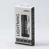 Logo USB cable (2.0), USB C M - Apple Lightning M, 1m, MFi certification, 5V/3A, silver, box, nylon braided, aluminium connector c - (KUETCML10ABL)