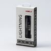 Logo USB cable (2.0), USB C M - Apple Lightning M, 2m, MFi certification, 5V/3A, black, box, nylon braided, aluminium connector co - (KUETCML20BBL)