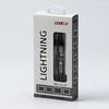Logo USB cable (2.0), USB C M - Apple Lightning M, 2m, MFi certification, 5V/3A, silver, box, nylon braided, aluminium connector c - (KUETCML20ABL)