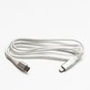 Logo USB cable (2.0), USB C M - Apple Lightning M, 2m, MFi certification, 5V/3A, white, box, nylon braided, aluminium connector co - (KUETCML20TBL)