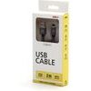 Logo USB cable (3.2 gen 1), USB A male - USB C M, 2m, 5 Gb/s, 5V/2A, grey, box, metal braid, aluminum connector cover, EOL - (KUAHDTA20ABL)