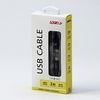 Logo USB cable (3.2 gen 1), USB C M - USB C M, 2m, 5 Gb/s, 5V/3A, black, box, nylon braided, aluminium connector cover, EOL - (KUEHDTL20BBL)