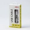 Logo USB cable (3.2 gen 1), USB C M - USB C M, 2m, 5 Gb/s, 5V/3A, white, box, nylon braided, aluminium connector cover, EOL - (KUEHDTL20TBL)