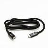 Logo USB cable (3.2 gen 2), USB C M - USB C M, 1m, Power Delivery 100W, 10 Gb/s, 20V/5A, black, box, nylon braided, aluminium conn - (KUEHERL10BBL)