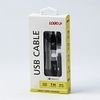 Logo USB cable (3.2 gen 2), USB C M - USB C M, 1m, Power Delivery 100W, 10 Gb/s, 20V/5A, black, box, nylon braided, aluminium conn - (KUEHERL10BBL)