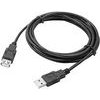 Logo USB extension (2.0), USB A male - USB A F, 3m, black, blister pack, EOL - (17060)