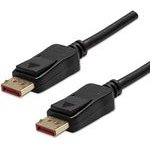 Logo Video cable DisplayPort M - DisplayPort M, DP v 1.4, 2m, gold-plated, black, blister pack, 8K@60Hz, 32,4Gb/s, EOL - (75884)
