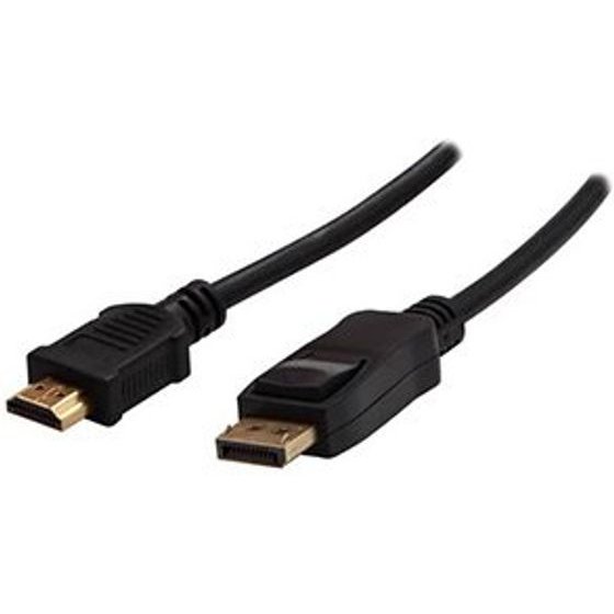 Logo Video cable DisplayPort M - HDMI M, 5m, black, blister pack, EOL - (KM050DIFQL)