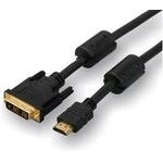 Logo Video cable DVI (18+1) M - HDMI M, 2m, gold-plated, black, - (28817)