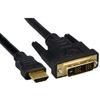 Logo Video cable DVI (18+1) M - HDMI M, 3m, gold-plated, black, - (28818)