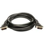 Logo Video cable DVI (24+1) M - DVI (24+1) M, Dual link, 3m, shielded, black, blister pack, EOL - (33627)